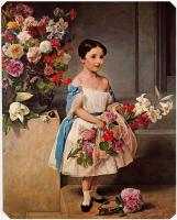Francesco Hayez - Portrait of Countess Antonietta Negroni Prati Morosini as a child
